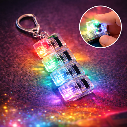 Porte-clés Fidget RGB à clic satisfaisant